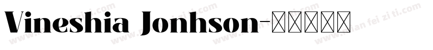 Vineshia Jonhson字体转换
